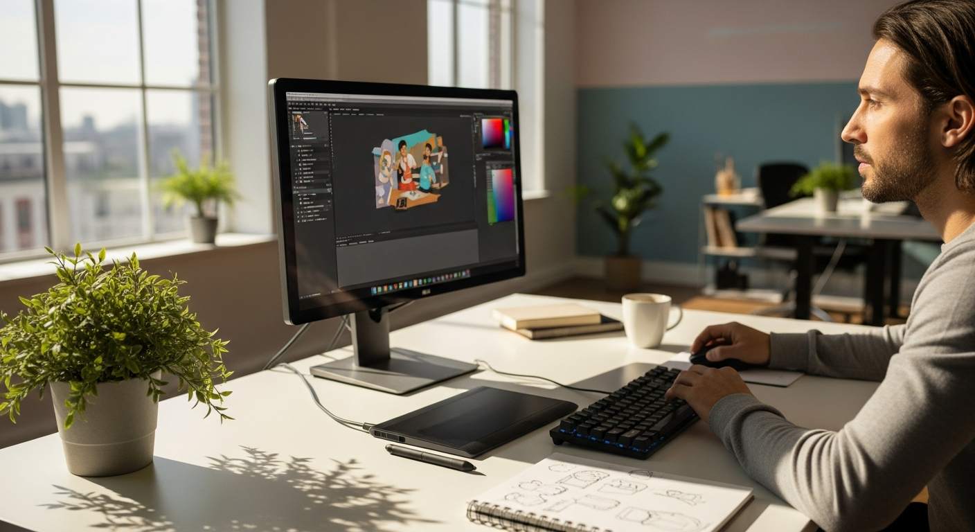 Jak zostać grafikiem komputerowym bez doświadczenia?